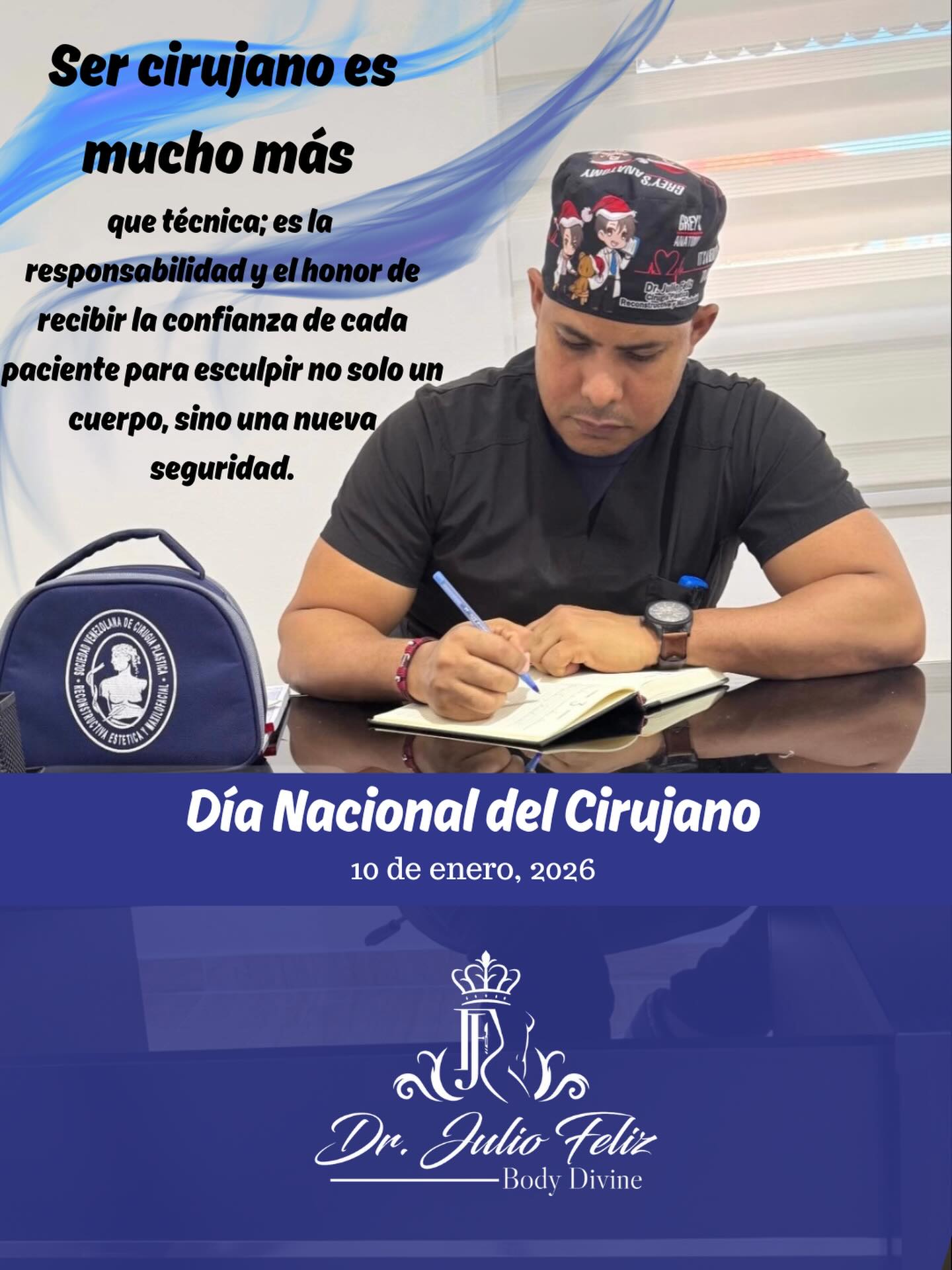 Dr. Julio Feliz en consulta